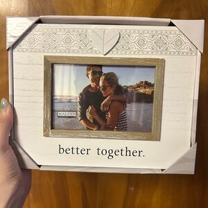 Malden wooden and White Picture Frame